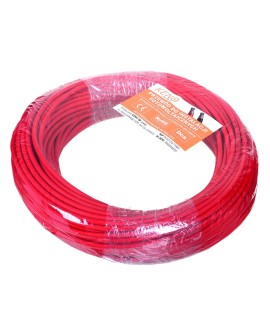 Kabel solarny 4 mm /czerwony / odcinek 50 m