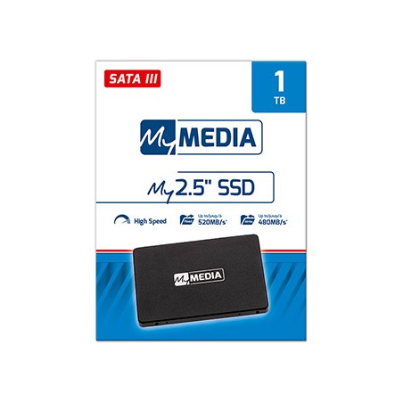 SSD Wewnętrzny MyMedia 69281, 512GB, czarny, 2.5", SATA III