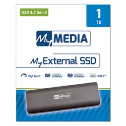 SSD Zewnętrzny MyMedia 69286, 1000GB, szary, USB 3.2 Gen 2