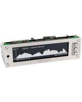 Aqua Computer 53145 regulator prędkości wentylatora LCD Stal nierdzewna