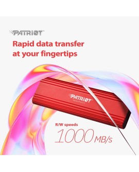 Patriot Transporter LT 2TB USB3.2 Type-C SSD 1000 MB/s Aluminium