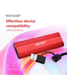 Patriot Transporter LT 2TB USB3.2 Type-C SSD 1000 MB/s Aluminium