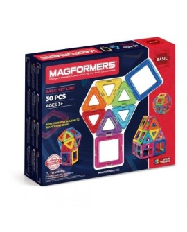 MAGFORMERS 005-701005 BASIC SET LINE - 30 ELEMENTÓW