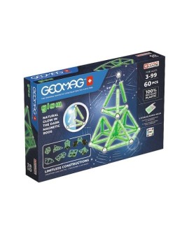 GEOMAG Klocki magnetyczne Glow Recycled 60 el. G338