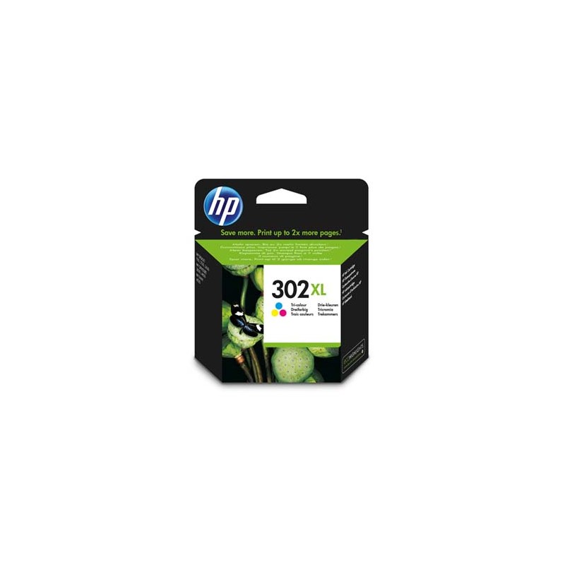 HP oryginalny zestaw tuszy F6U67AE, HP 302XL, color, 330s, 8ml
