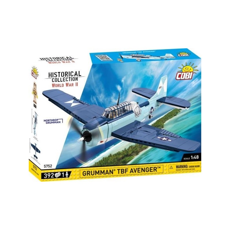 COBI 5752 Historical Collection WWII Grumman TBF Avenger 392 klocki
