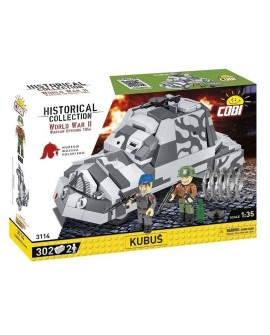 COBI 3114 Historical Collection WWII Samochód pancerny z Powstania Warszawskiego KUBUŚ 302kl