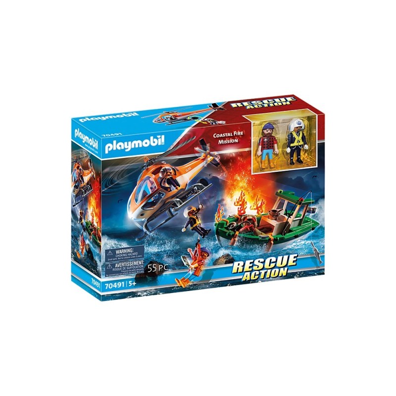 PLAYMOBIL 70491 Rescue Action Misja przybrzeżnej straży pożarnej