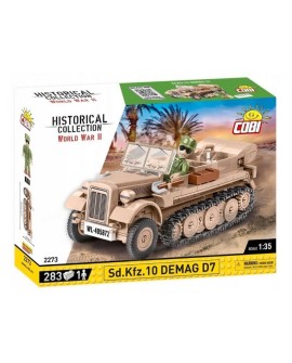COBI 2273 Historical Collection WWII Ciągnik artyleryjski Sd. Kfz. 10 DEMAG D7 283 klocki