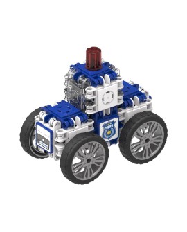 KLOCKI EDUKACYJNO-KONSTRUKCYJNE CLICS CLICFORMERS 802002 - POLICJA (7 W 1) - 72 ELEMENTY
