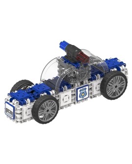 KLOCKI EDUKACYJNO-KONSTRUKCYJNE CLICS CLICFORMERS 802002 - POLICJA (7 W 1) - 72 ELEMENTY