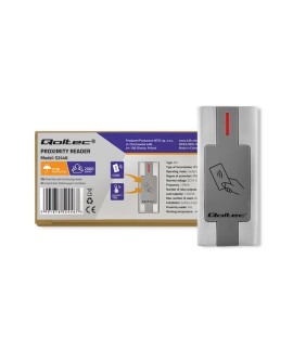 QOLTEC CZYTNIK KART I BRELOKÓW ZBLIŻENIOWY RFID | METALOWA OBUDOWA