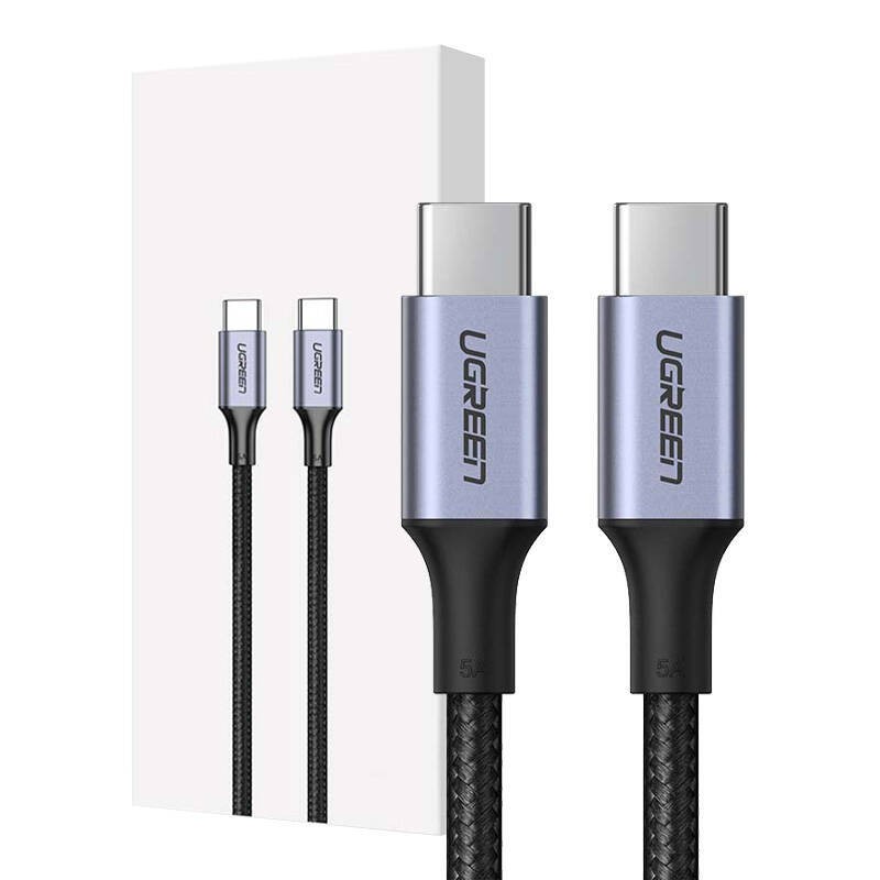 Kabel USB-C do USB-C UGREEN US316, 100W, 2m (czarny)