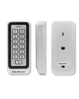 QOLTEC ZAMEK SZYFROWY RHEA Z CZYTNIKIEM RFID | KOD | KARTA | BRELOK | DZWONEK | IP68 | EM