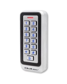 QOLTEC ZAMEK SZYFROWY RHEA Z CZYTNIKIEM RFID | KOD | KARTA | BRELOK | DZWONEK | IP68 | EM