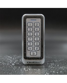 QOLTEC ZAMEK SZYFROWY RHEA Z CZYTNIKIEM RFID | KOD | KARTA | BRELOK | DZWONEK | IP68 | EM
