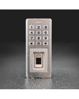 QOLTEC ZAMEK SZYFROWY OBERON Z CZYTNIKIEM LINII PAPILARNYCH | RFID | KOD | KARTA | BRELOK | DZWONEK | IP68 | EM