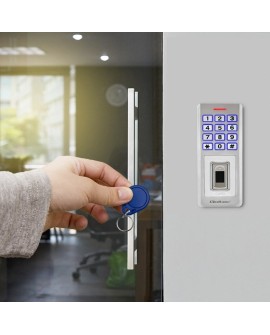 QOLTEC ZAMEK SZYFROWY OBERON Z CZYTNIKIEM LINII PAPILARNYCH | RFID | KOD | KARTA | BRELOK | DZWONEK | IP68 | EM
