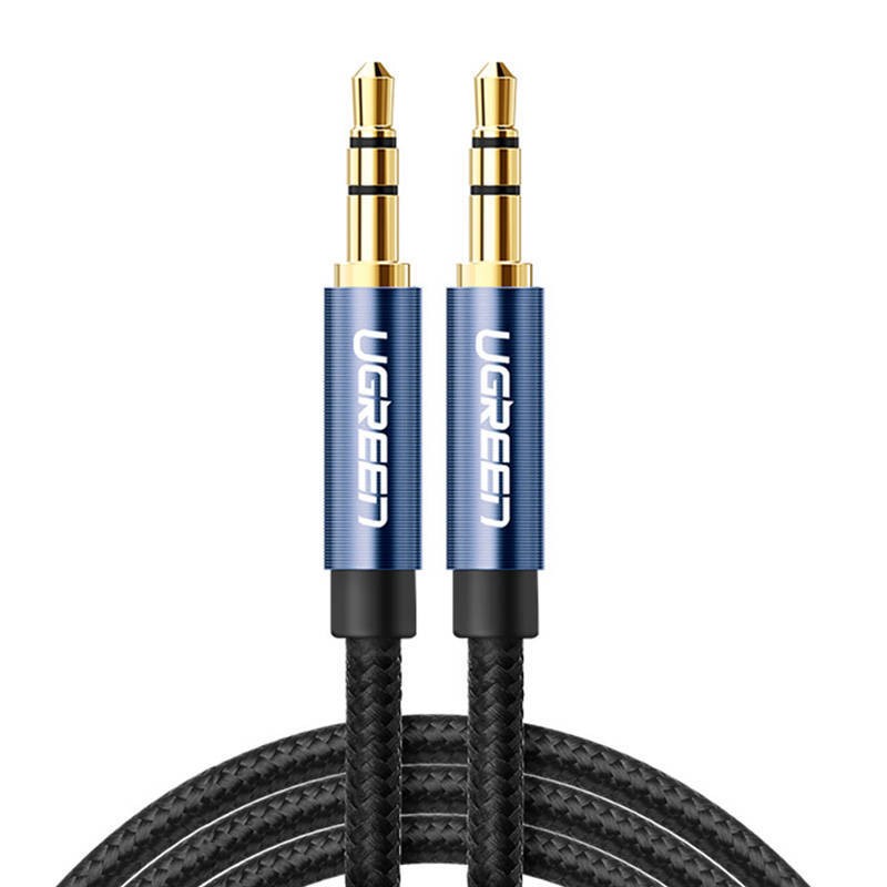 Kabel Jack 3,5mm UGREEN 60178 0.5m (niebiesko czarny)