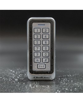 QOLTEC ZAMEK SZYFROWY TRITON Z CZYTNIKIEM RFID | KOD | KARTA | BRELOK | IP68 | EM