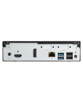Shuttle DH610S komputer typu barebone Wąski PC Czarny Intel H610