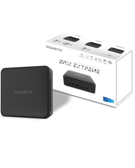 GIGABYTE GB-BEI7-1260 komputer typu barebone Czarny i7-1260P 3,4 GHz Wbudowane głośniki