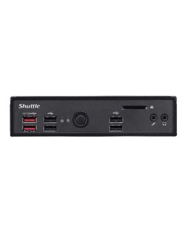 Shuttle DS20U3V2 komputer typu barebone Wielkość PC 1.3L Czarny i3-10110U Intel SoC 2,1 GHz