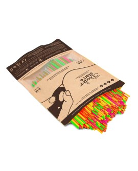 3DOODLER START FILAMENT ECO 2.5MM, 250 SZTUK, 5 KOLORÓW (NEON CZERW,POM,ZIEL,RÓŻ,ZÓŁĆ), NEON GLOW 3DS-ECO-MIX3-250