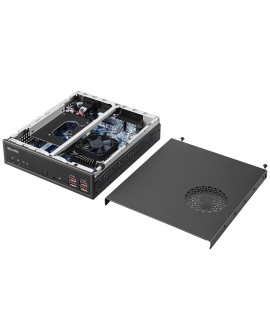Shuttle DH32U5 komputer typu barebone Wielkość PC 1.35L Czarny i5-1135G7 Intel SoC