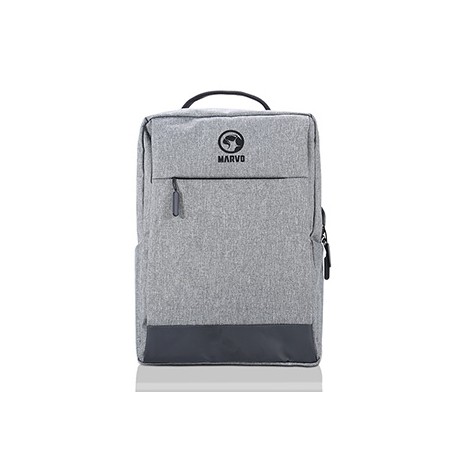 Plecak na  notebook 15.6", BA-03, szary z nylon, port USB do ładowania, Marvo, EOL
