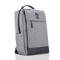 Plecak na  notebook 15.6", BA-03, szary z nylon, port USB do ładowania, Marvo, EOL