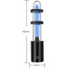 PROMEDIX LAMPA BAKTERIOBÓJCZA STERYLIZACYJNA 2W1 OZONE/UV-C CZARNA PR-210 B