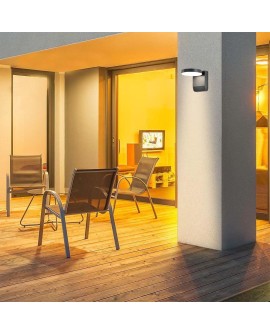Projektor Oprawa Elewacyjna V-TAC 17W LED Okrągła Czarna IP65 VT-11020-RD-B 4000K 2480lm