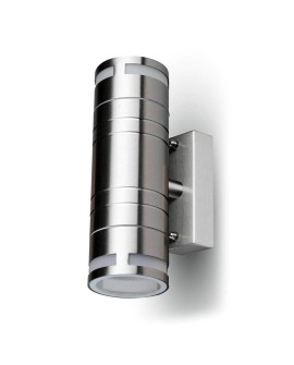 Kinkiet ścienny V-TAC VT-7632 230V IP44 GU10 (SKU 7504) Srebrny