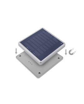 WYSOKIEJ JAKOŚCI LAMPA SOLARNA Z CZUJNIKIEM ZMIERZCHU POD PARASOL Maclean MCE124