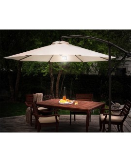 WYSOKIEJ JAKOŚCI LAMPA SOLARNA Z CZUJNIKIEM ZMIERZCHU POD PARASOL Maclean MCE124