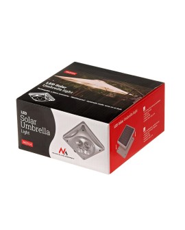 WYSOKIEJ JAKOŚCI LAMPA SOLARNA Z CZUJNIKIEM ZMIERZCHU POD PARASOL Maclean MCE124