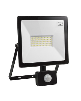 Naświetlacz LED z czujnikiem ruchu Maclean, slim 50W, 4000lm, barwa neutralna biała (4000K), IP44, MCE650 NW PIR