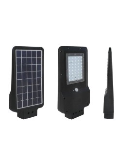Oprawa Uliczna V-TAC Solarna 15W LED Czarna ST-15 6000K 1600lm