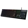 SureFire KingPin M2 multimedialna klawiatura dla gracza, RGB przewodowa (USB) US, czarna do gry, mechaniczna