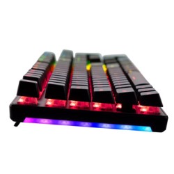 SureFire KingPin M2 multimedialna klawiatura dla gracza, RGB przewodowa (USB) US, czarna do gry, mechaniczna