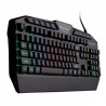 SureFire KingPin RGB klawiatura multimedialna przewodowa (USB) US, czarna do gry