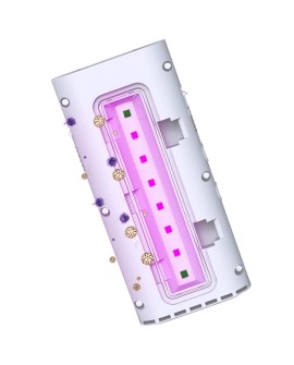 POWERNEED SOLARNA BAKTERIOBÓJCZA LAMPA UV 1000LM, NEUTRALIZACJA WIRUSÓW, LED X20, PV 1W, CZUJNIK RUCHU I ZMIERZCHOWY SWL-15