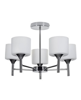Żyrandol klasyczna lampa sufitowa wisząca Activejet MIRA Chrom 5xE27 do salonu