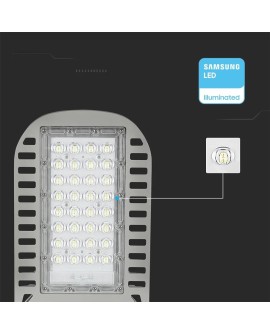 Oprawa Uliczna LED V-TAC SAMSUNG CHIP 50W Soczewki 110st 135Lm/W VT-54ST-N 4000K 6850lm