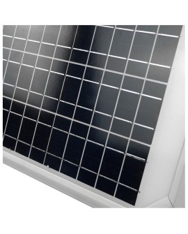 POWERNEED SOLARNA LAMPA ULICZNA ATLAS 2000LM, LED X20, PANEL SOLARNY 25.8W, CZUJNIK RUCHU I ZMIERZCHOWY, SREBRNA, SSL32
