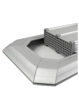 POWERNEED SOLARNA LAMPA ULICZNA ATLAS 2000LM, LED X20, PANEL SOLARNY 25.8W, CZUJNIK RUCHU I ZMIERZCHOWY, SREBRNA, SSL32