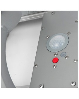 POWERNEED SOLARNA LAMPA ULICZNA ATLAS 2000LM, LED X20, PANEL SOLARNY 25.8W, CZUJNIK RUCHU I ZMIERZCHOWY, SREBRNA, SSL32