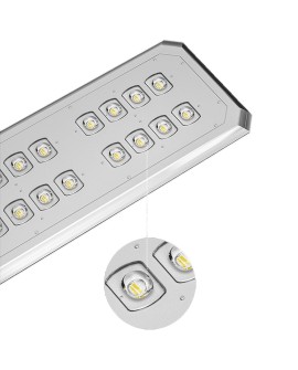 POWERNEED SOLARNA LAMPA ULICZNA ATLAS 8000LM, LED X160, PANEL SOLARNY 86W, CZUJNIK RUCHU I ZMIERZCHOWY, SREBRNA, SSL38
