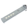 POWERNEED SOLARNA LAMPA ULICZNA/KINKIET ARGES 3000LM, LEDX40, PANEL SOLARNY 20W, CZUJNIK RUCHU I ZMIERZCHOWY, SREBRNA, SSL06N